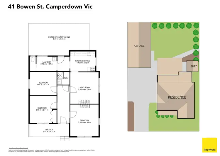 Floorplan of Homely house listing, 41 Bowen Street, Camperdown VIC 3260