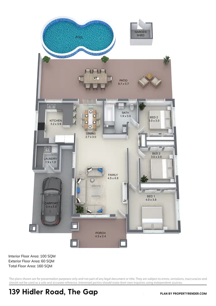 Floorplan of Homely house listing, 139 Hilder Road, The Gap QLD 4061