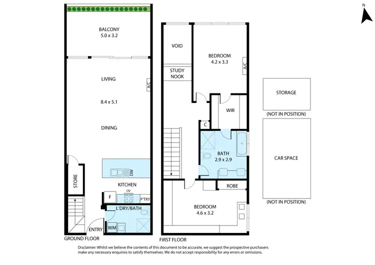 Floorplan of Homely apartment listing, 202/416-420 Ferntree Gully Road, Notting Hill VIC 3168