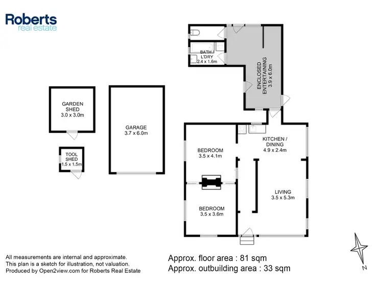 Floorplan of Homely house listing, 6074 High Street, Buckland TAS 7190