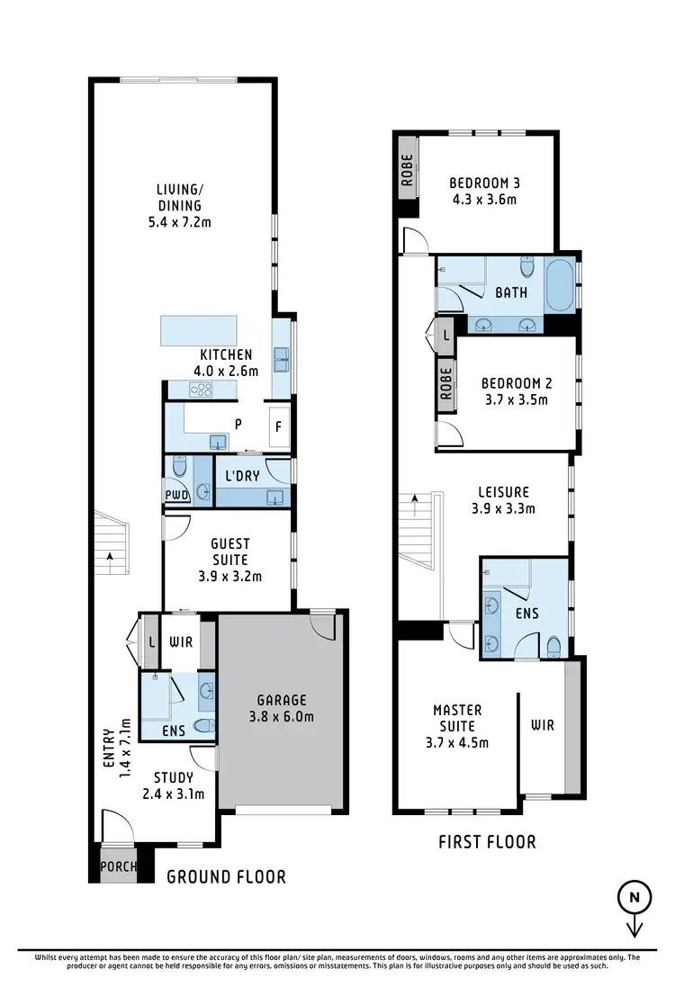 Floorplan of Homely townhouse listing, 75B May Street, Altona North VIC 3025