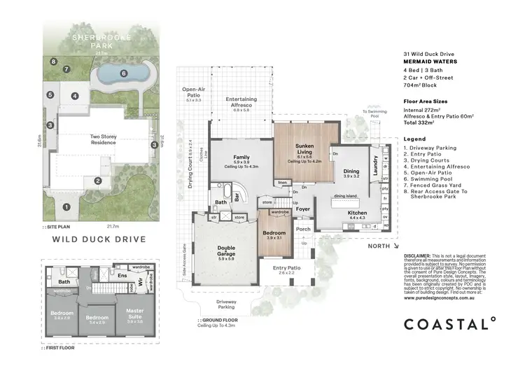 Floorplan of Homely house listing, 31 Wild Duck Drive, Mermaid Waters QLD 4218