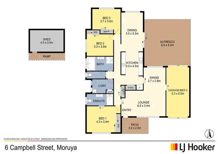 Floorplan of Homely house listing, 6 Campbell Street, Moruya NSW 2537