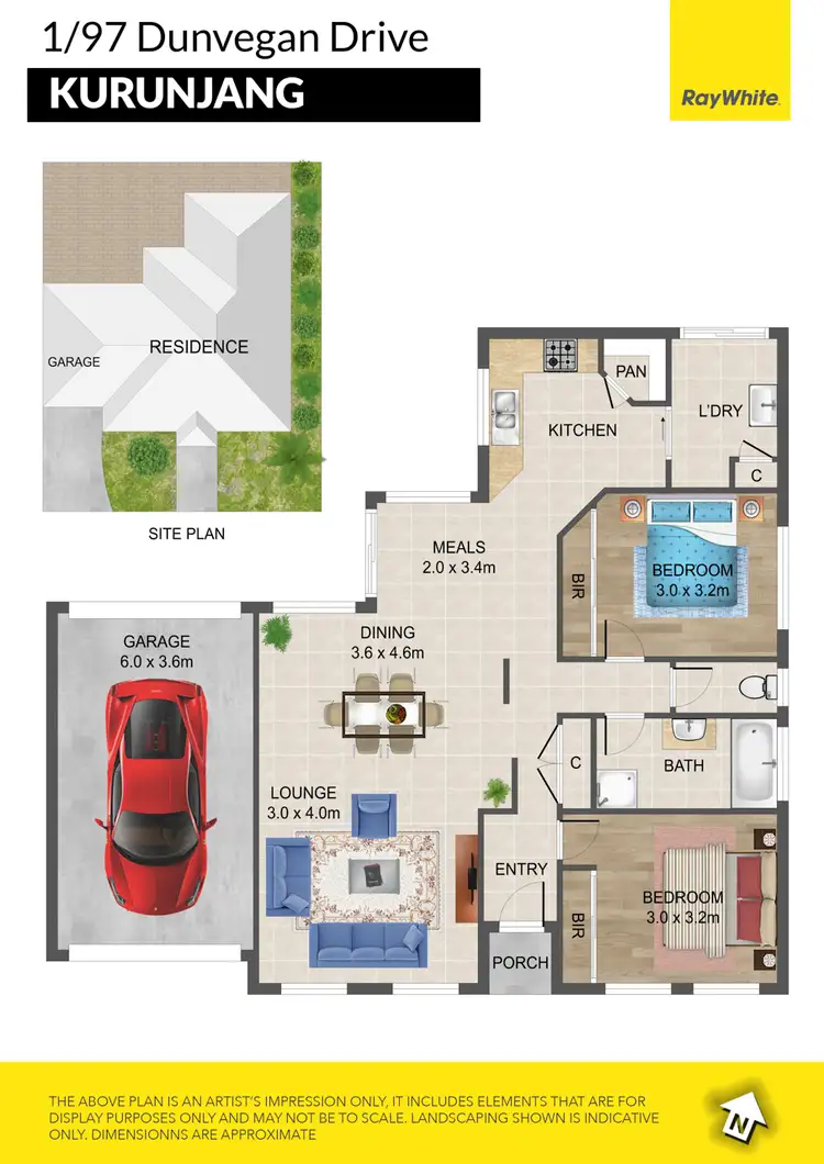 Floorplan of Homely house listing, 1/97 Dunvegan Drive, Kurunjang VIC 3337