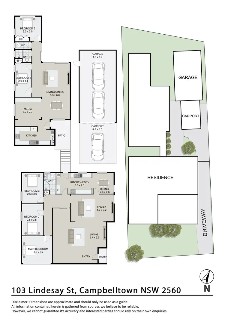 Floorplan of Homely house listing, 103 Lindesay Street, Campbelltown NSW 2560
