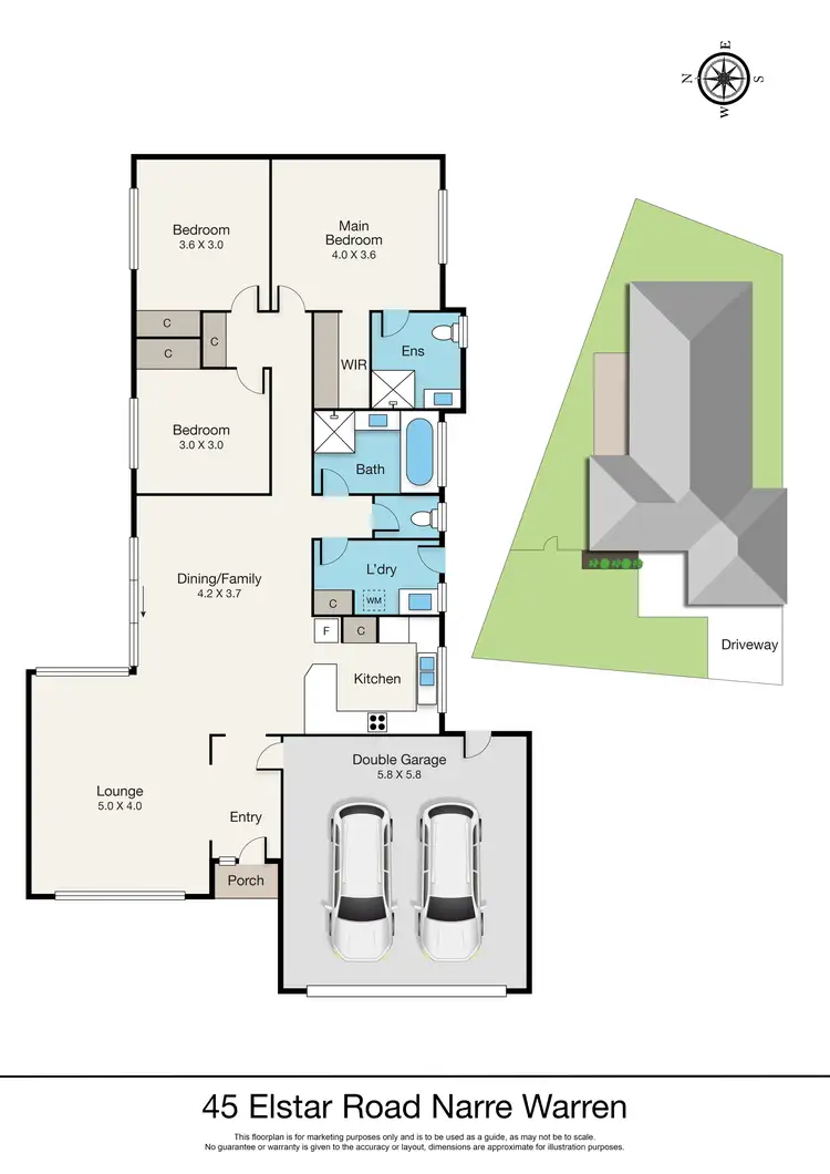 Floorplan of Homely house listing, 45 Elstar Road, Narre Warren VIC 3805