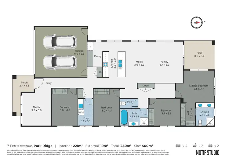 Floorplan of Homely house listing, 7 Ferris Ave, Park Ridge QLD 4125