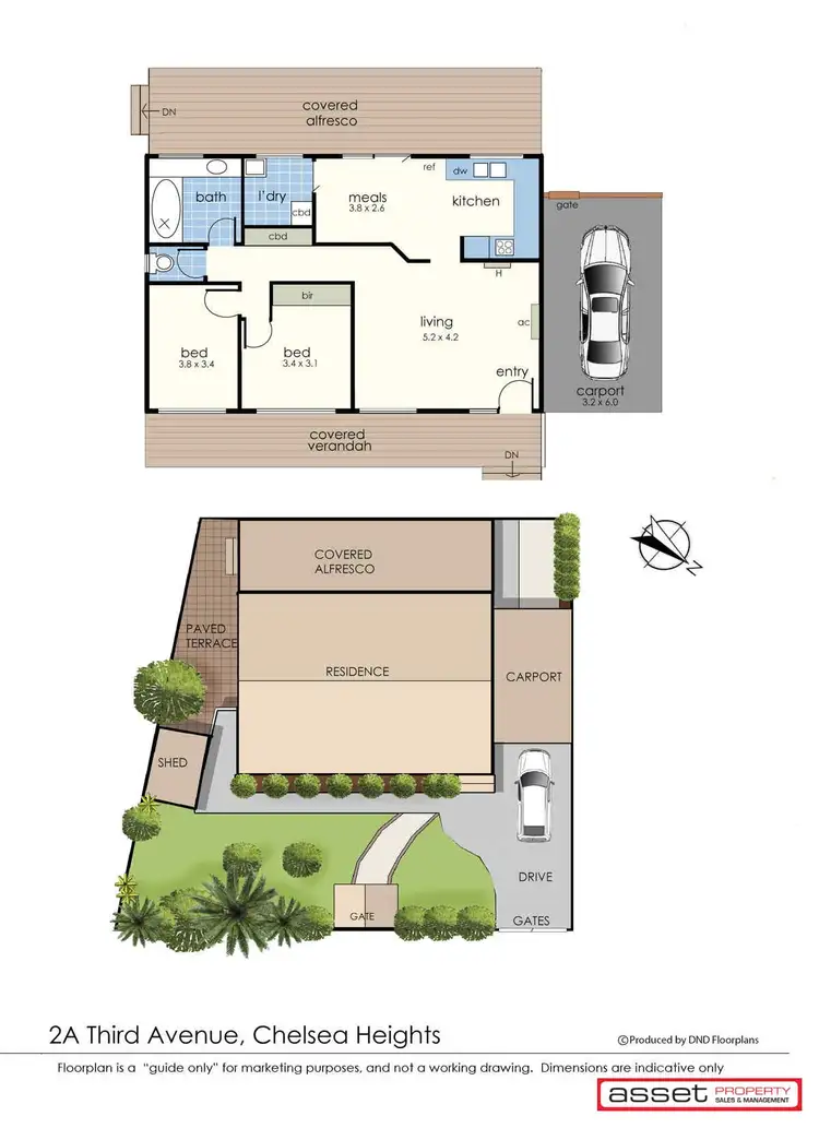 Floorplan of Homely house listing, 2A Third Avenue, Chelsea Heights VIC 3196