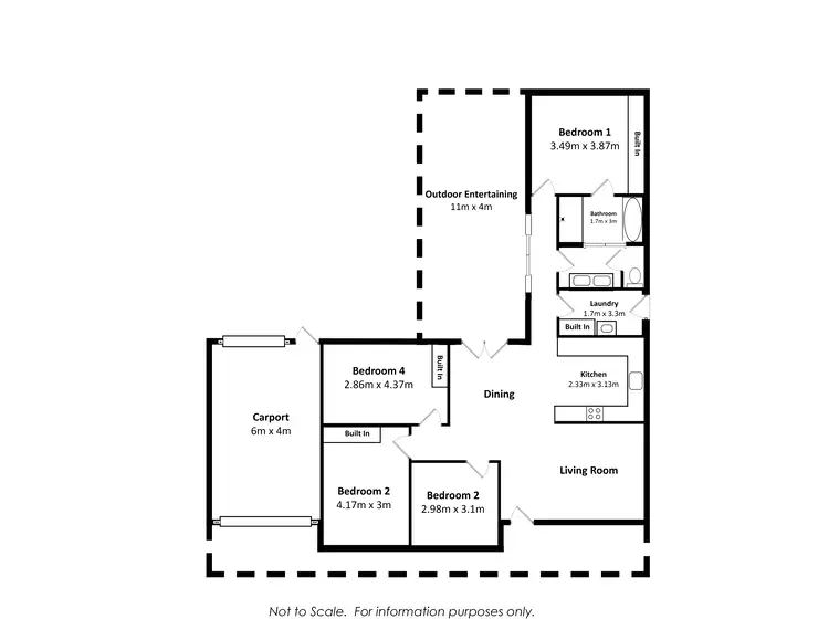 Floorplan of Homely house listing, 14 Jenkins Terrace, Naracoorte SA 5271