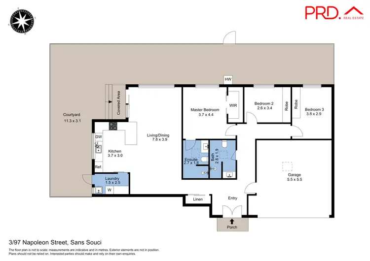 Floorplan of Homely villa listing, 3/95-97 Napoleon Street, Sans Souci NSW 2219