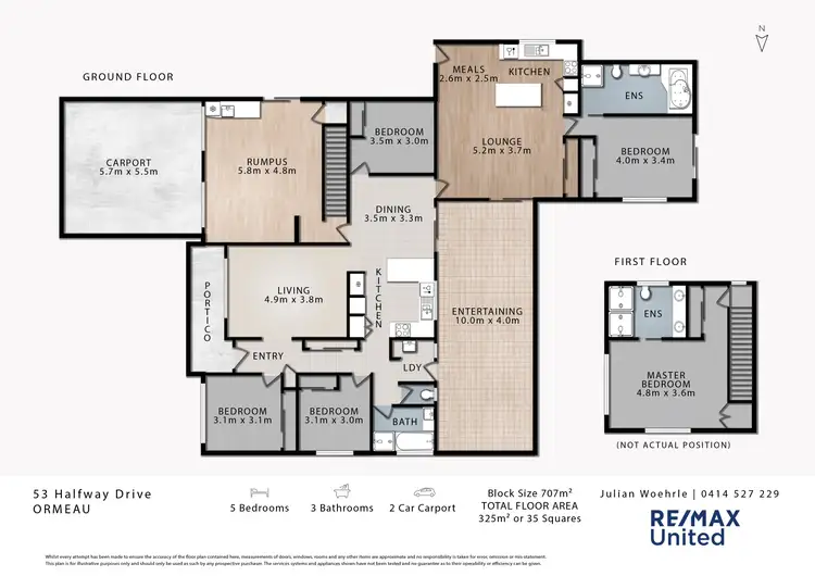 Floorplan of Homely house listing, 53 Halfway Drive, Ormeau QLD 4208