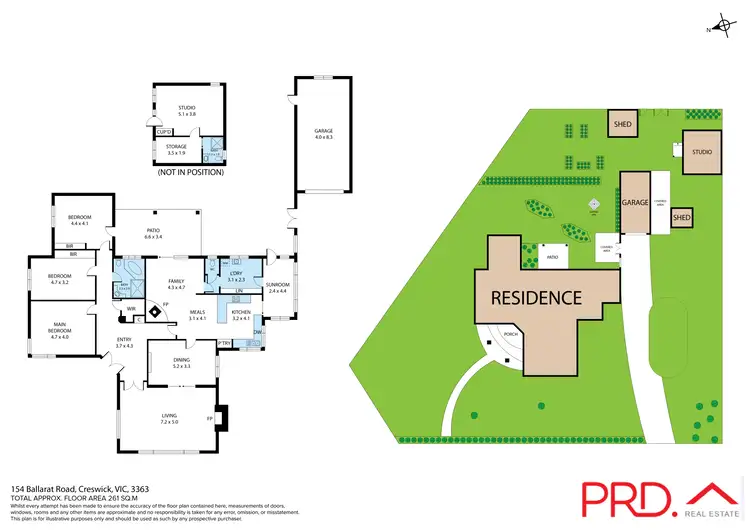 Floorplan of Homely house listing, 154 Ballarat Road, Creswick VIC 3363