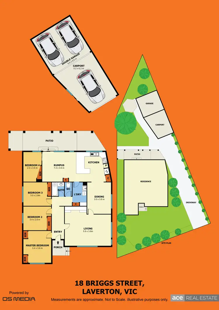 Floorplan of Homely house listing, 18 Briggs Street, Laverton VIC 3028