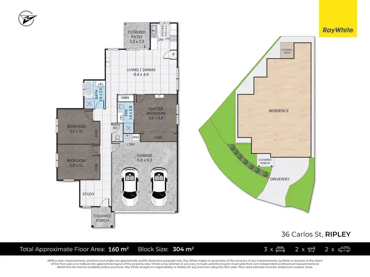 Floorplan of Homely house listing, 36 Carlos Street, Ripley QLD 4306