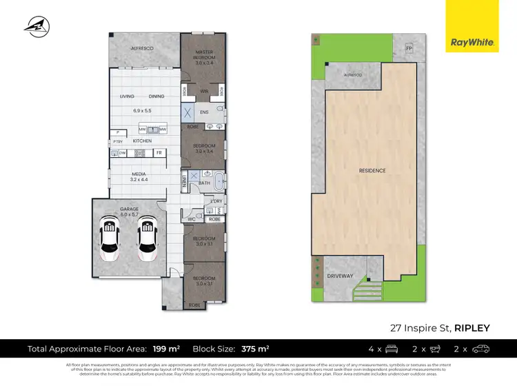 Floorplan of Homely house listing, 27 Inspire Street, Ripley QLD 4306