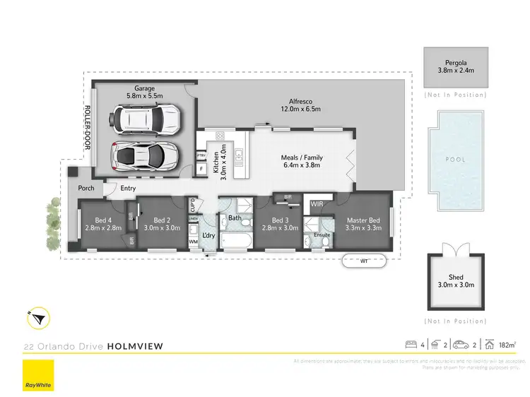 Floorplan of Homely house listing, 22 Orlando Drive, Holmview QLD 4207