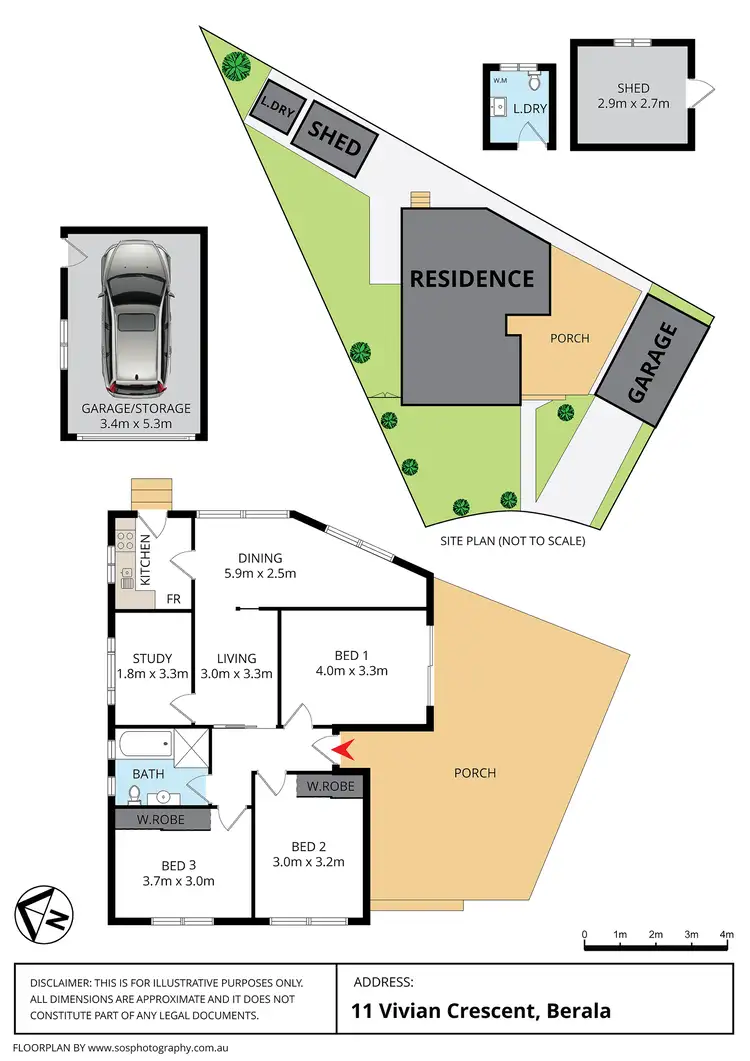 Floorplan of Homely house listing, 11 Vivian Crescent, Berala NSW 2141
