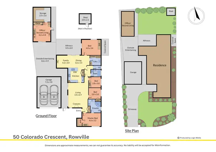 Floorplan of Homely house listing, 50 Colorado Crescent, Rowville VIC 3178