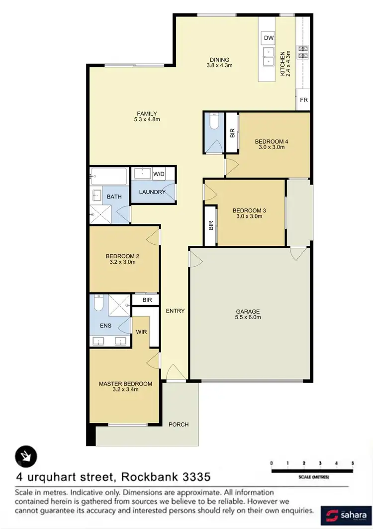 Floorplan of Homely house listing, 4 Urquhart Street, Rockbank VIC 3335