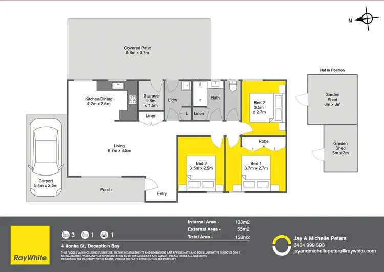 Floorplan of Homely house listing, 4 Ilonka Street, Deception Bay QLD 4508