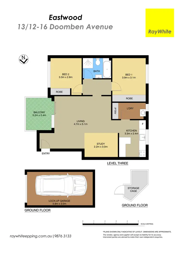 Floorplan of Homely unit listing, 13/12-16 Doomben Avenue, Eastwood NSW 2122