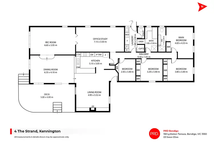 Floorplan of Homely house listing, 4 The Strand, Kennington VIC 3550