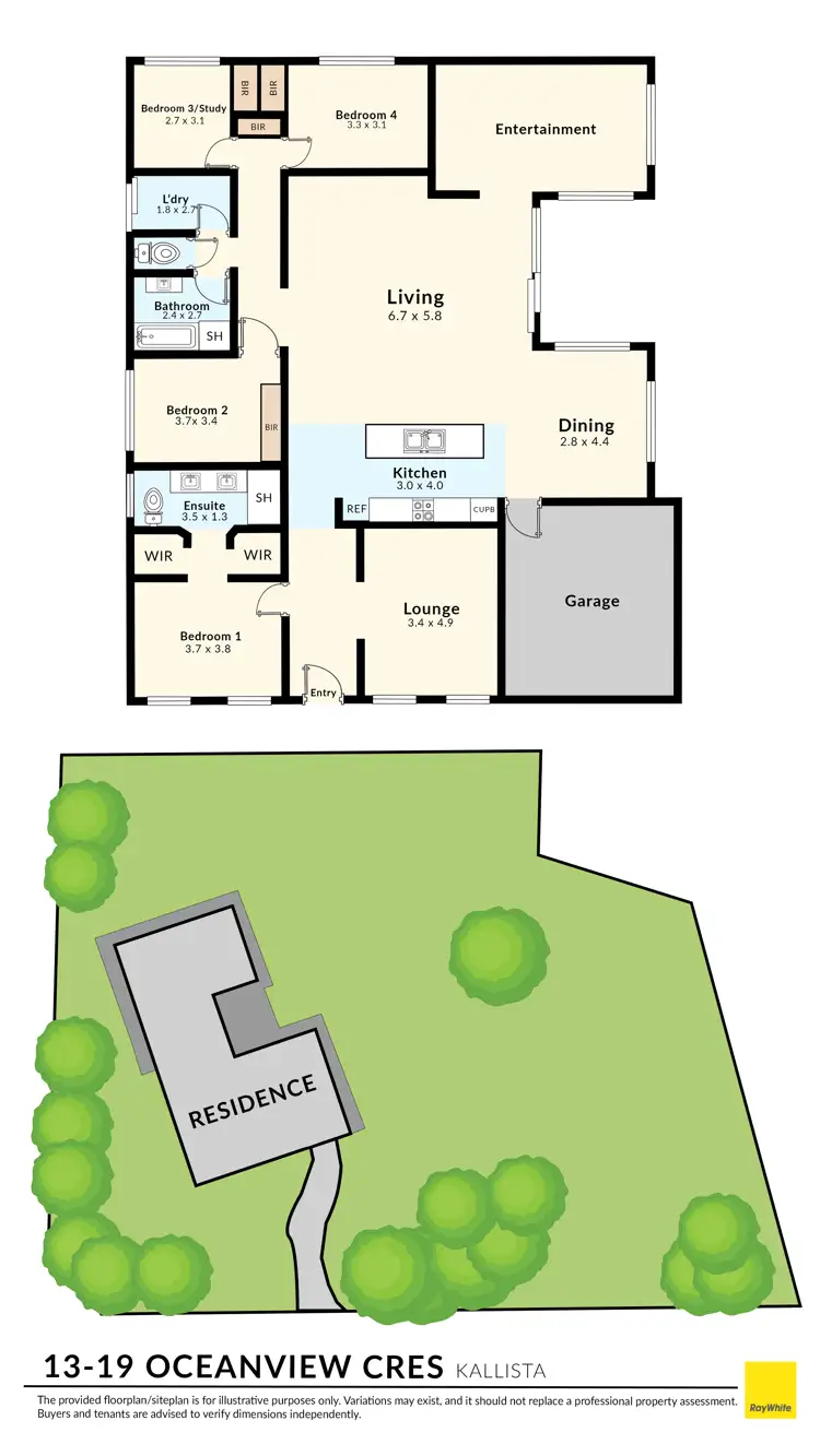 Floorplan of Homely house listing, 13-19 Oceanview Crescent, Kallista VIC 3791