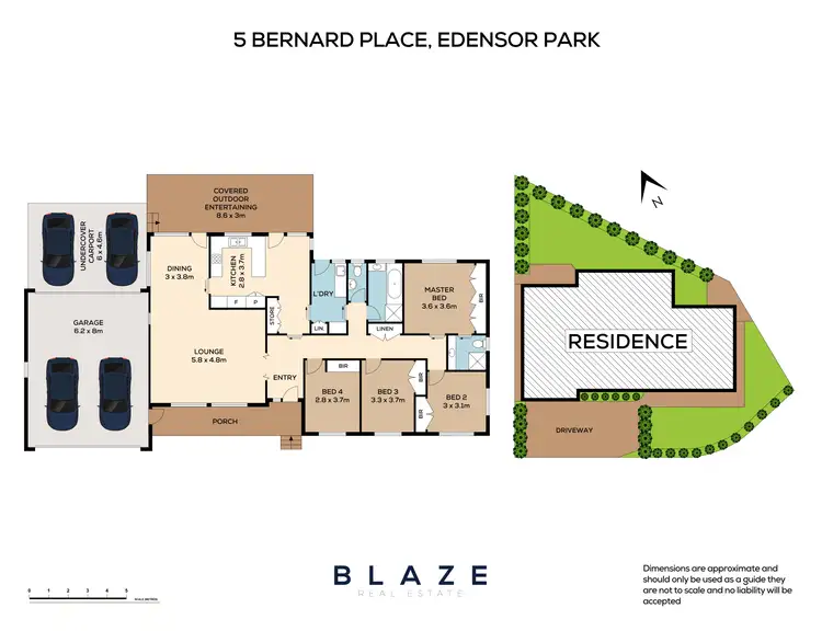 Floorplan of Homely house listing, 5 Bernard Place, Edensor Park NSW 2176