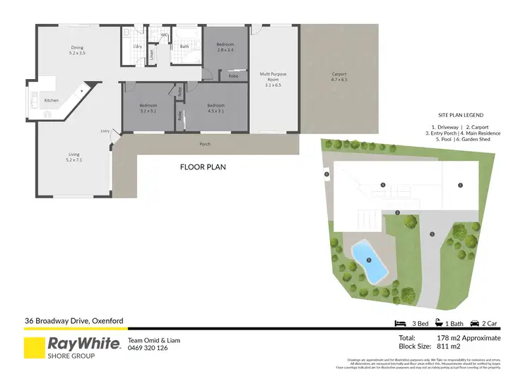 Floorplan of Homely house listing, 36 Broadway Drive, Oxenford QLD 4210