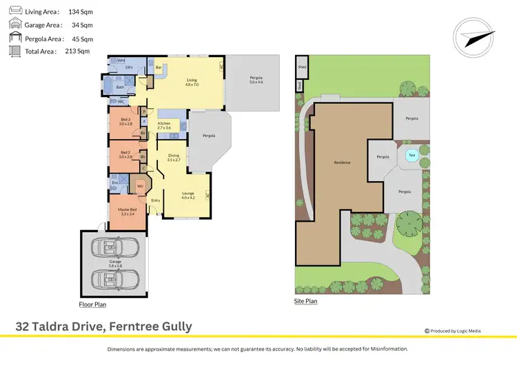 Floorplan of Homely house listing, 32 Taldra Drive, Ferntree Gully VIC 3156