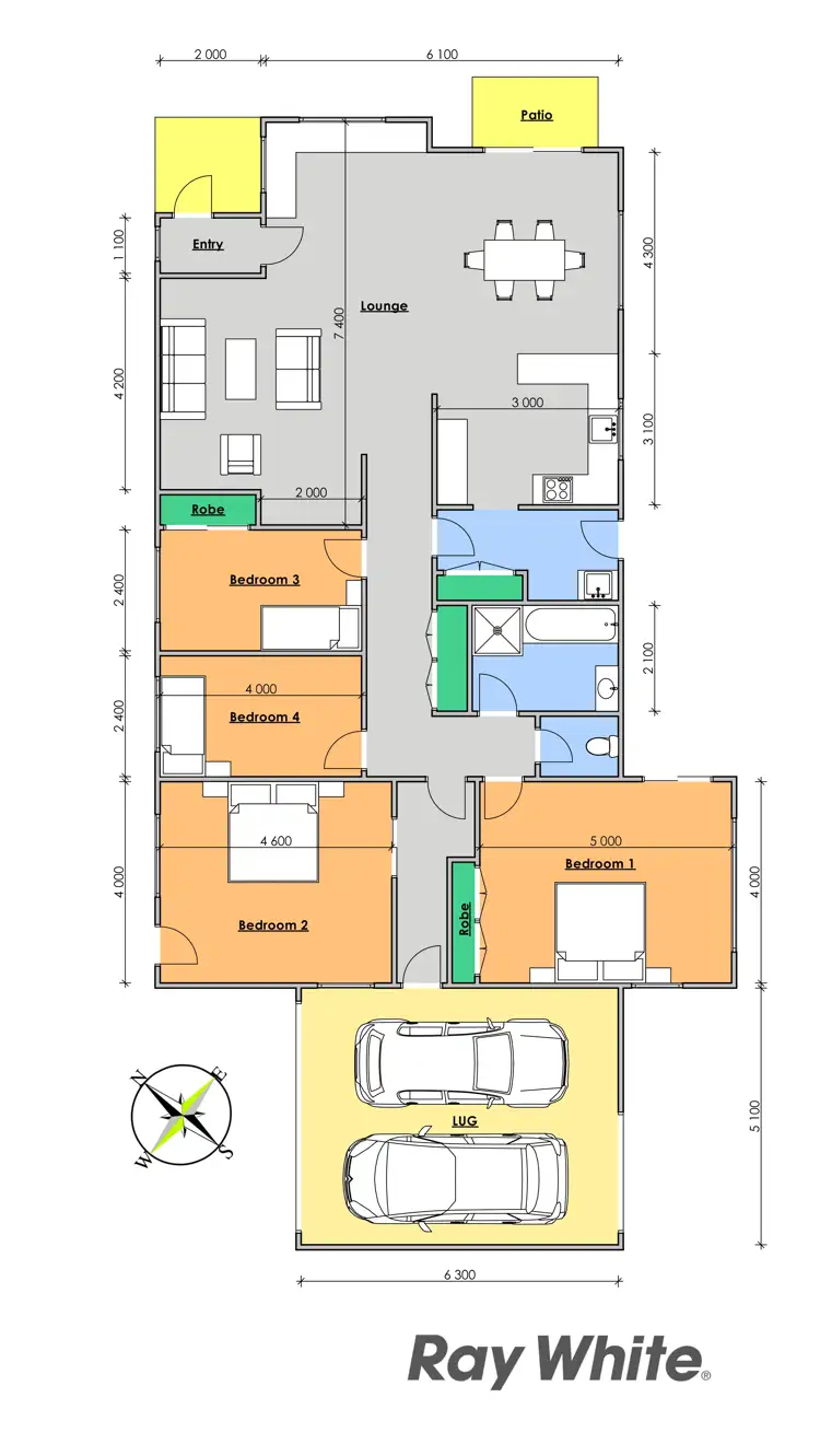 Floorplan of Homely house listing, 5 Waratah Place, Taree NSW 2430