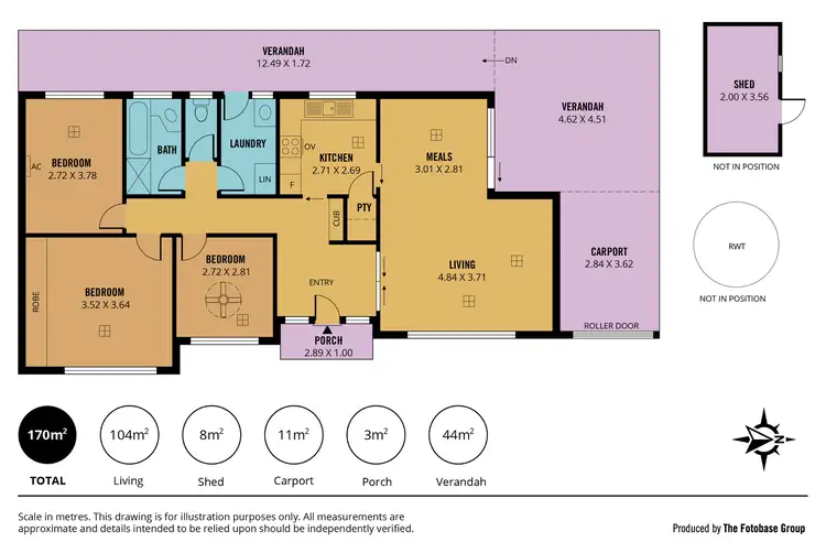 Floorplan of Homely house listing, 21 Troon Avenue, Seaton SA 5023