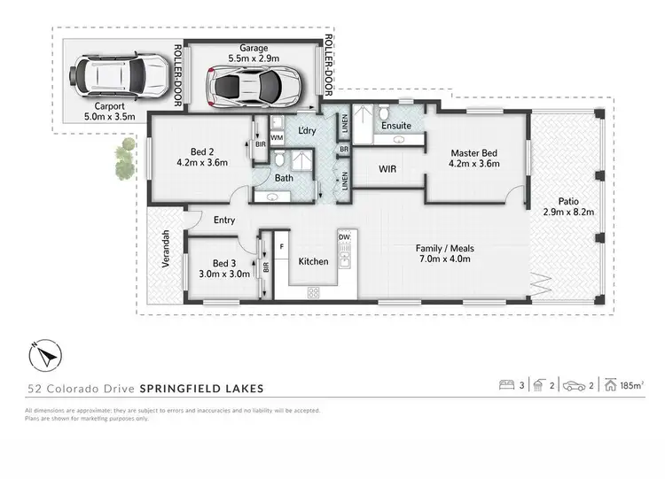 Floorplan of Homely house listing, 52 Colorado Drive, Springfield Lakes QLD 4300
