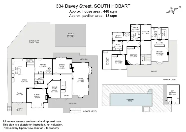 Floorplan of Homely house listing, 334 Davey Street, South Hobart TAS 7004