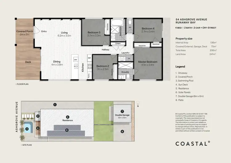Floorplan of Homely house listing, 54 Ashgrove Avenue, Runaway Bay QLD 4216