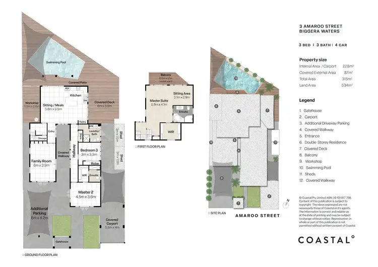 Floorplan of Homely house listing, 3 Amaroo Street, Biggera Waters QLD 4216