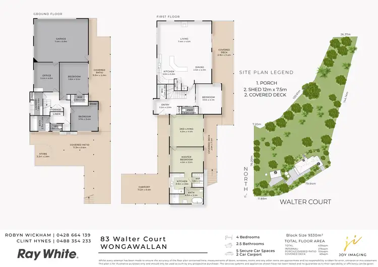 Floorplan of Homely rural property listing, 83 Walter Court, Wongawallan QLD 4210