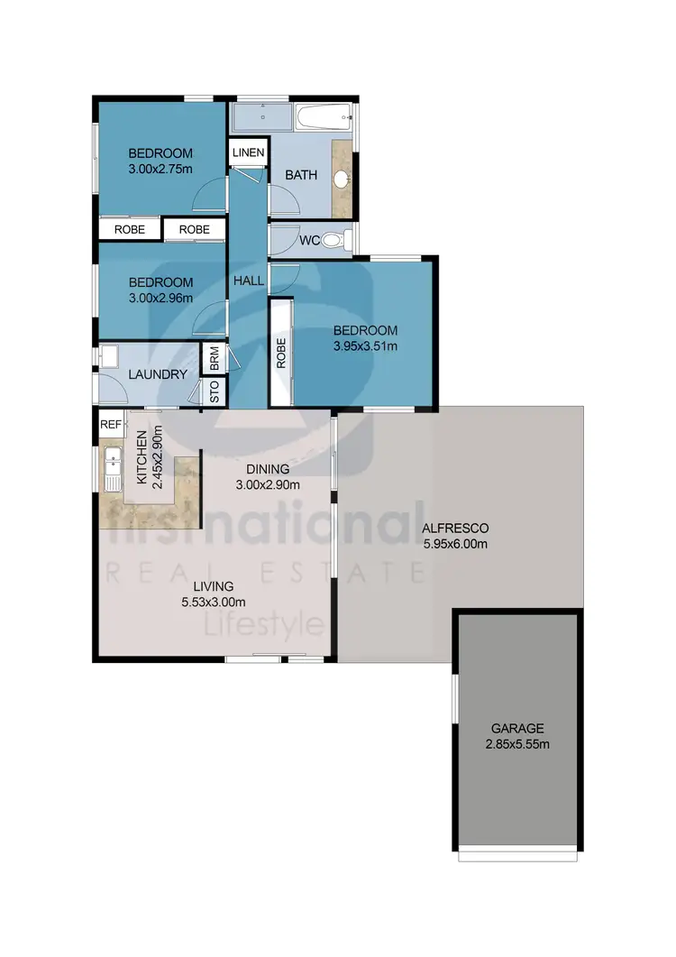 Floorplan of Homely house listing, 8 Simridge Court, Bli Bli QLD 4560