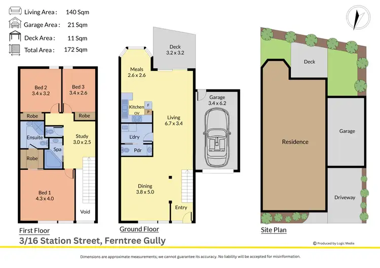 Floorplan of Homely unit listing, 3/16 Station Street, Ferntree Gully VIC 3156