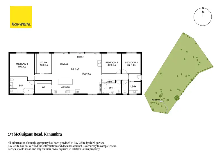Floorplan of Homely rural property listing, 237 Mcguigans Road, Kanumbra VIC 3719