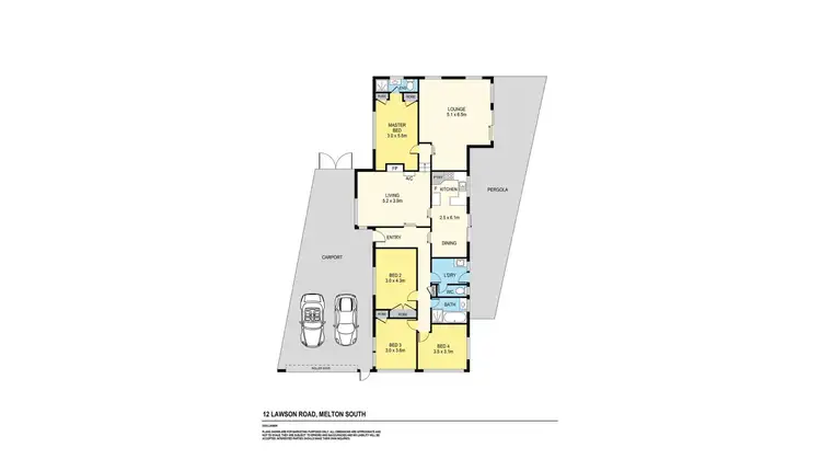 Floorplan of Homely house listing, 12 Lawson Road, Melton South VIC 3338