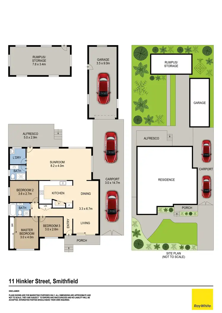 Floorplan of Homely house listing, 11 Hinkler Street, Smithfield NSW 2164