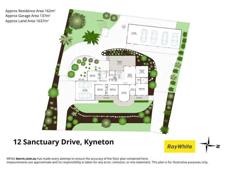 Floorplan of Homely house listing, 12 Sanctuary Drive, Kyneton VIC 3444