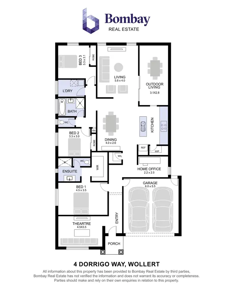 Floorplan of Homely house listing, 4 Dorrigo Way, Wollert VIC 3750