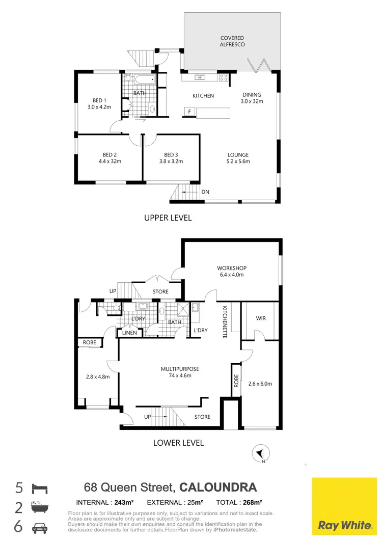 Floorplan of Homely house listing, 68 Queen Street, Caloundra QLD 4551