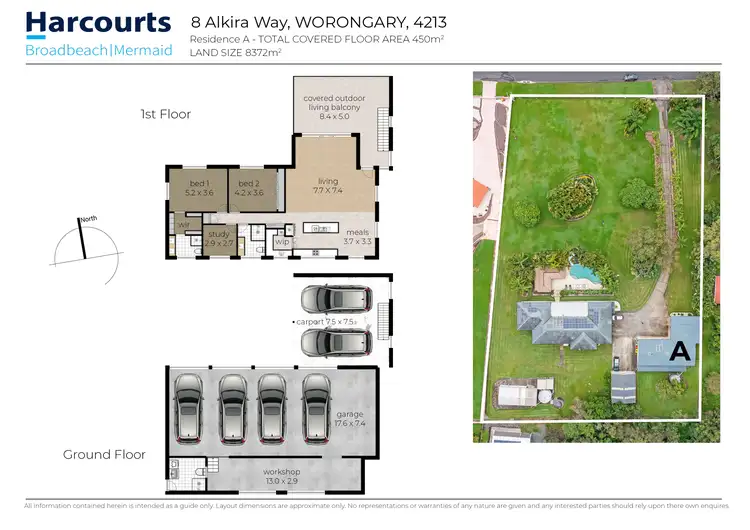 Floorplan of Homely house listing, 8 Alkira Way, Worongary QLD 4213