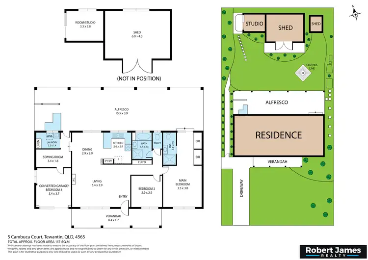 Floorplan of Homely house listing, 5 Cambuca Court, Tewantin QLD 4565