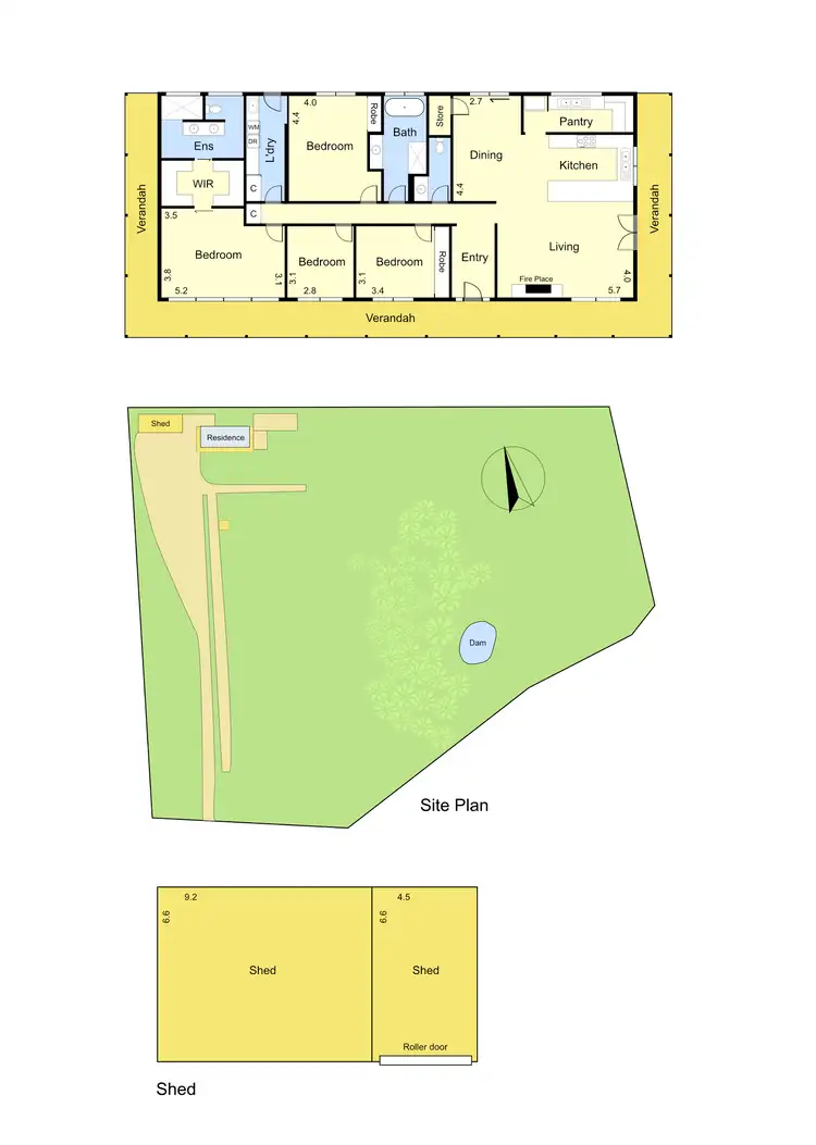 Floorplan of Homely rural property listing, 22 Ainsworth Avenue, Chum Creek VIC 3777