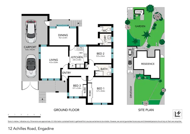 Floorplan of Homely house listing, 12 Achilles Road, Engadine NSW 2233