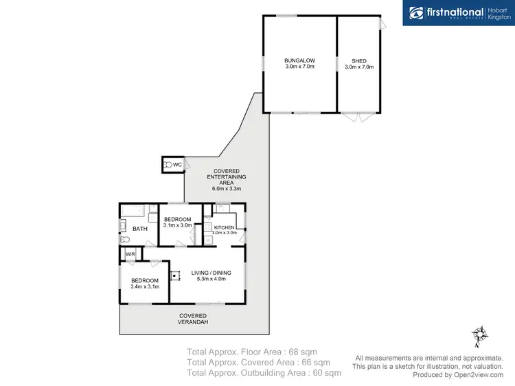 Floorplan of Homely house listing, Lot 11/170 Cemetery Road, Lunawanna TAS 7150